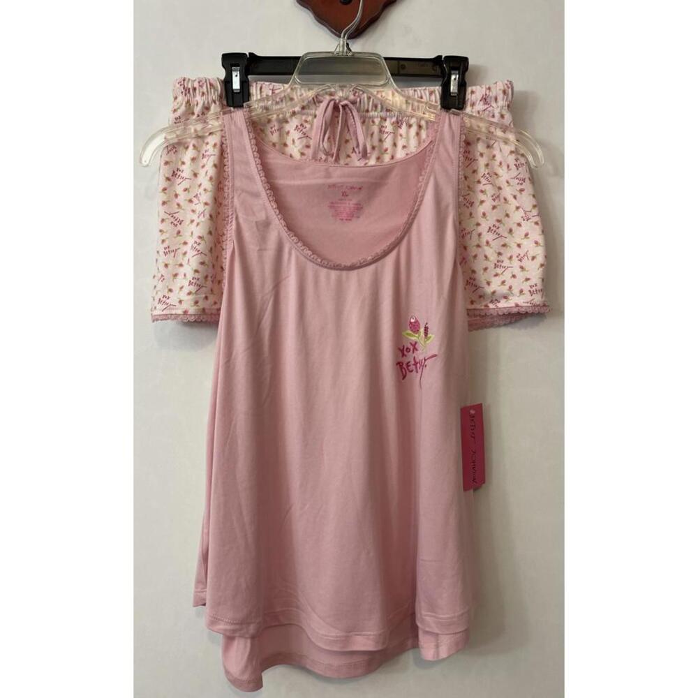 Women’s Pink Sleep Tank & Shorts Pajama Set